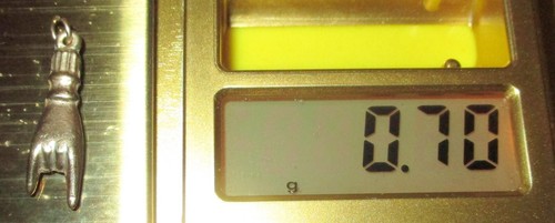 Ciondolo mano oro 14 - ciondolo, a