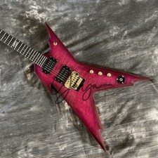 Chitarra elettrica viola scuro