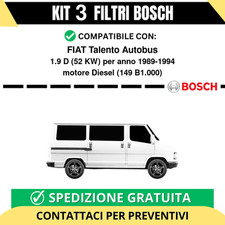 KIT BOSCH 3 Filtri tagliando
