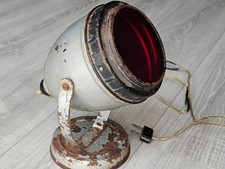 Lampada vetro rosso URSS