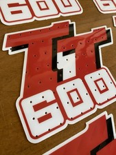 CRYSTAL forato Serbatoio TT 600 59x 59 X 1988 - 1991 adesivi/stickers