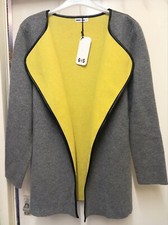 Cardigan donna grigio zenzero