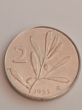  2 LIRE  1953 ULIVO FDC  Repubblica Italiana