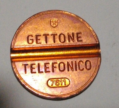 Gettone telefonico sip 7611 - gettone,