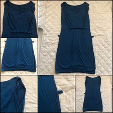 MAGLIETTA LUNGA VESTITINO DONNA COLORE BLU TAGLIA S