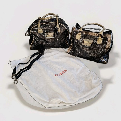 Guess croc embossed metallic - guess,