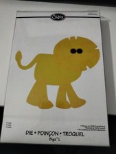 Fustella sizzix 22.23 x 15.24 x 1.59 cm leone cod 658640