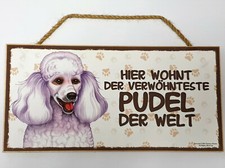 Segno barboncino cane targa - cane,