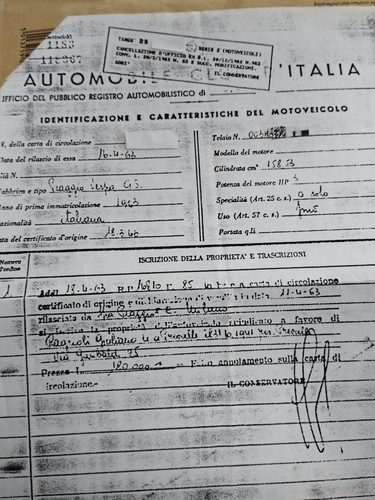 Piaggio vespa 160 - 160, 1963