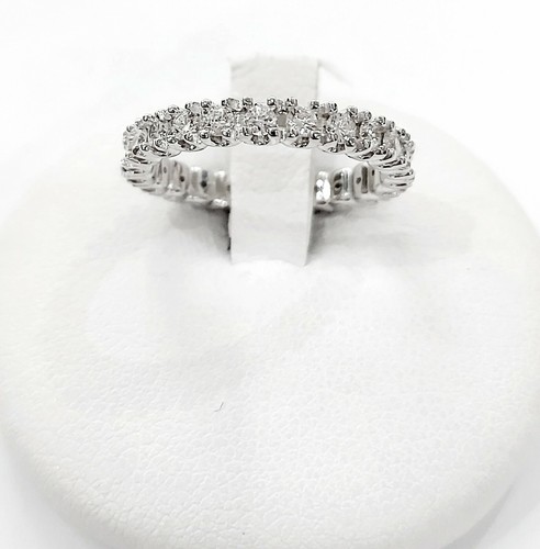 Anello veretta oro bianco - anello,