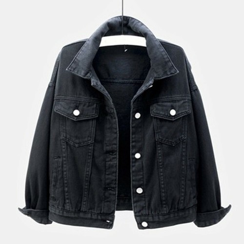 Donna biker denim - denim, giacca