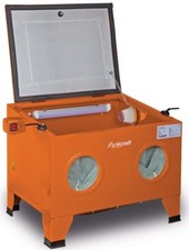 Sabbiatrice cabina di