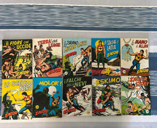 LOTTO FUMETTI ZAGOR DAL N°71 AL N°80 COLLANA ZENITH RISTAMPE DAIM PRESS ANNI 70