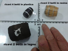 botti legno resina botte presepe plastica x pastori crib shepherds gia 05 10 15