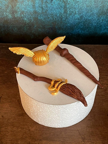 Cake topper fatto mano - a,
