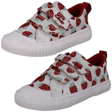 Scarpe da bambina Clarks tela