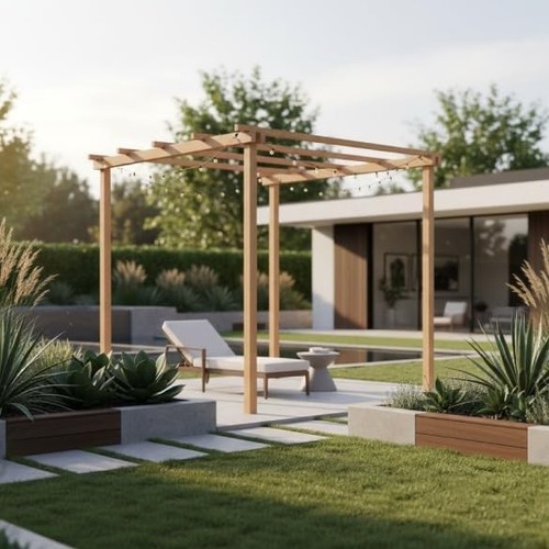 Pergola legno giardino - in,