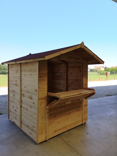 Chiosco espositivo legno - chiosco,