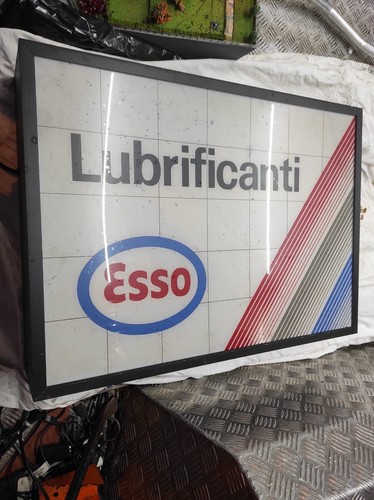 Insegna luminosa esso - luminosa, vintage