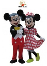 Mascotte Costume Minnie e Topolino  Mickey Mouse per adulti animazione carnevale