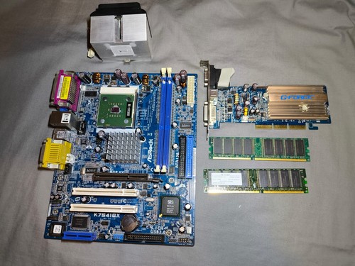 Lote retro asrock k7s41gx - lote,