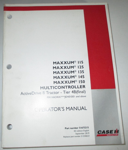 Case maxxum 115 - 115, 125