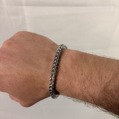 Bracciale argento premium 316l - bracciale,