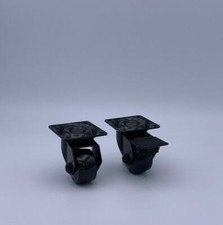 Möbelrollen schwarz 35 50 mm