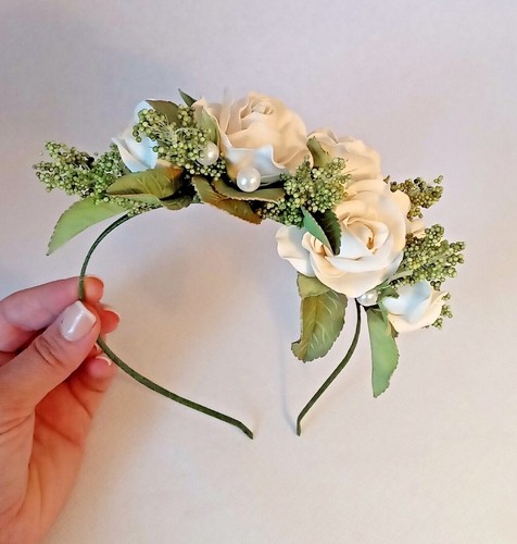 Cerchietto fiori per sposa