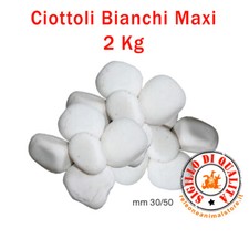 Ciottoli bianchi maxi - bianchi,