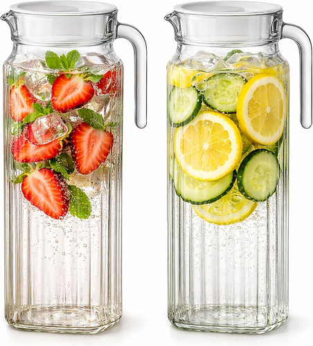 Brocche acqua vetro set - 1l, (set