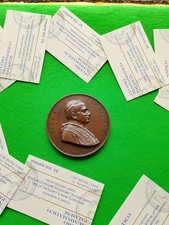 Grande medaglia in bronzo Papa