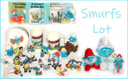 Lotto puffi vintage peyo - puffi,