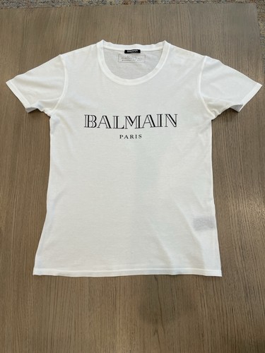 Shirt balmain bianca uomo - t-shirt,