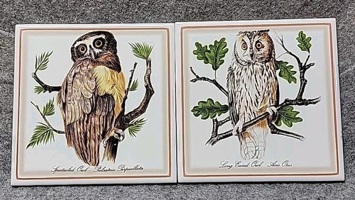 Gufi piastrelle vintage - piastrelle,