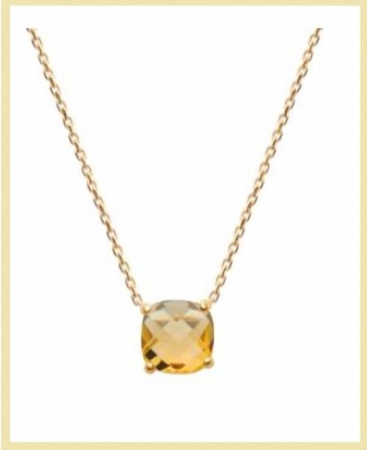 Collana solitario pietra - collana,