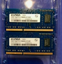 4GB (2x 2GB) DDR3 PC3-10600 1333MHz SODIMM 204-Pin Memoria Ram Apple iMac
