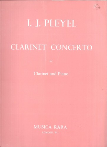 Clarinetto concerto per - clarinetto,