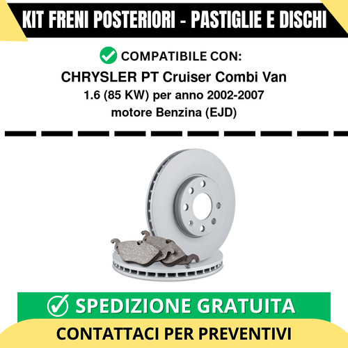 Kit freni posteriori chrysler - freni,