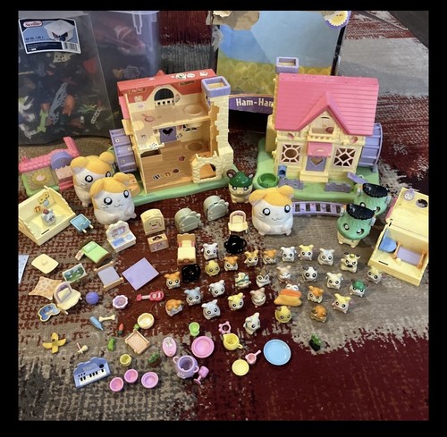 Hamtaro ham house playset - ham-ham,