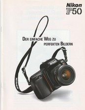 Brochure originale Nikon F50