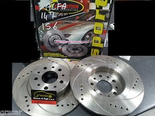 Dischi Freno Sport BAFFATI FORATI Posteriori ALFA ROMEO 147 156 GTA 3.2