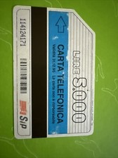 Scheda Telefonica Rara Sip