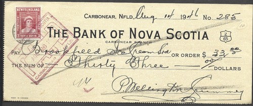 1946 carbonear bank nova - bank,