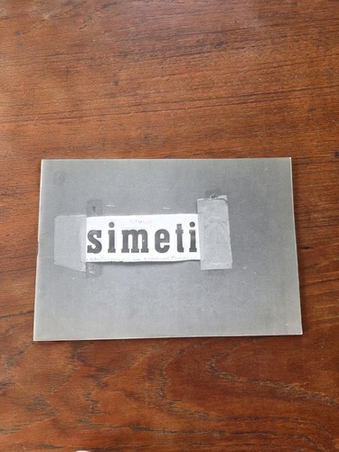 Turi simeti 1984 espaco - simeti, petit