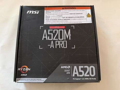 Msi a520m pro - msi, socket