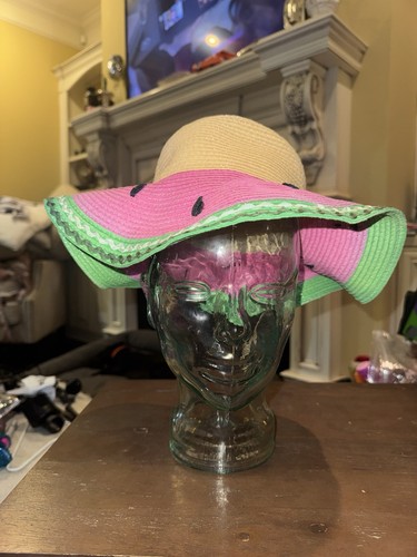 Cappello sole anguria tesa