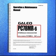 KOMATSU PC78MR-6 Operation and