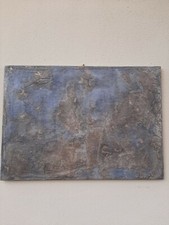 Quadro moderno dipinto a mano,astratto,materico,in rilievo,pronto da appendere