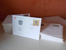 LOTTO 240 x BUSTE FDC PRIMO GIORNO AUSTRIA 1985-91 FIRST DAY OSTERREICH VINTAGE